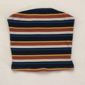 Garage Striped Tube top